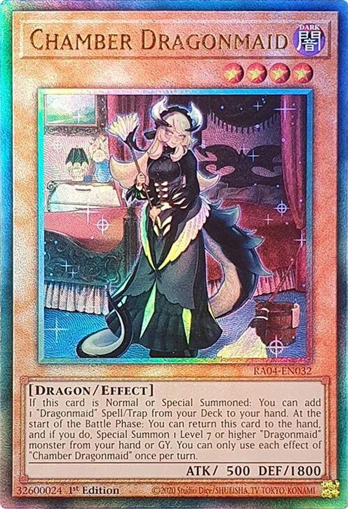 Chamber Dragonmaid (PUR) (RA04-EN032) - Prismatic Ultimate Rare