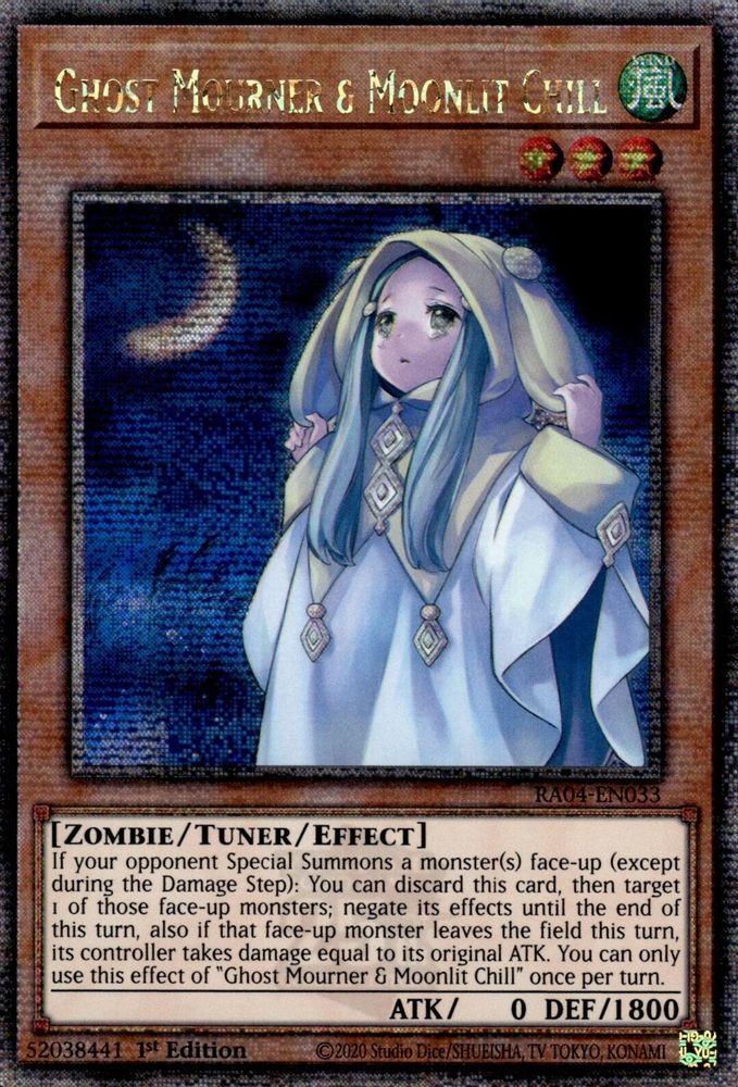 Ghost Mourner & Moonlit Chill (Quarter Century Secret Rare) (RA04-EN033) - Quarter Century Secret Rare