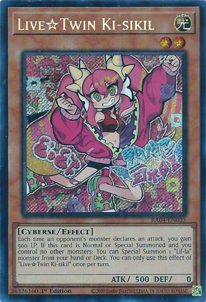Live Twin Ki-sikil (Secret Rare) (RA04-EN035) - Secret Rare