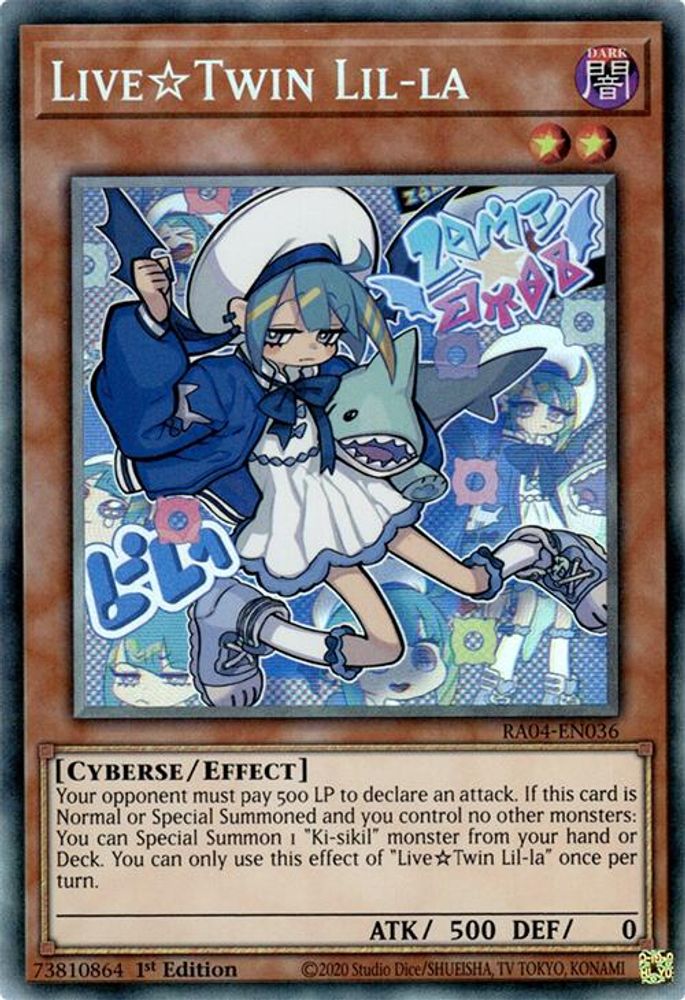 Live Twin Lil-la (PCR) (RA04-EN036) - Prismatic Collector's Rare