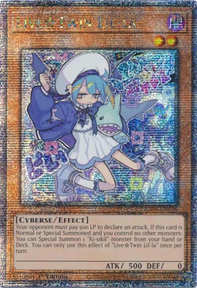 Live Twin Lil-la (Quarter Century Secret Rare) (RA04-EN036) - Quarter Century Secret Rare