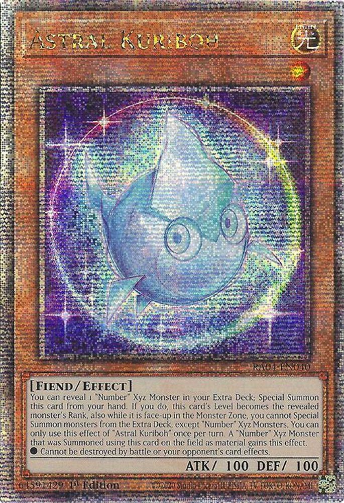Astral Kuriboh (Quarter Century Secret Rare) (RA04-EN040) - Quarter Century Secret Rare