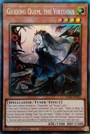 Guiding Quem, the Virtuous (PCR) (RA04-EN043) - Quarter Century Stampede 1st Edition