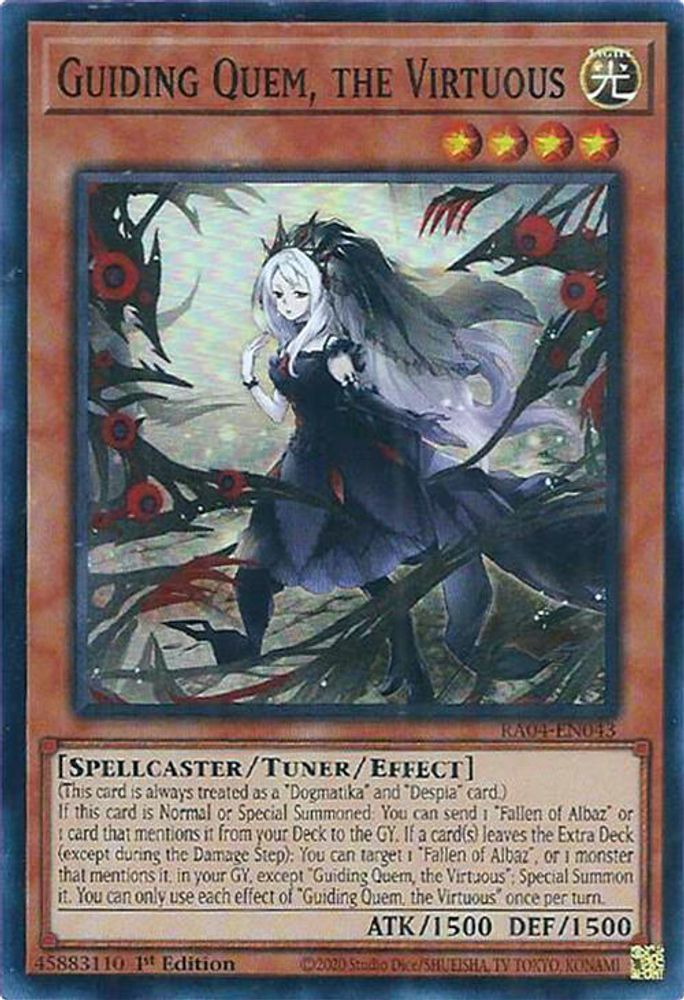 Guiding Quem, the Virtuous (RA04-EN043) - Super Rare