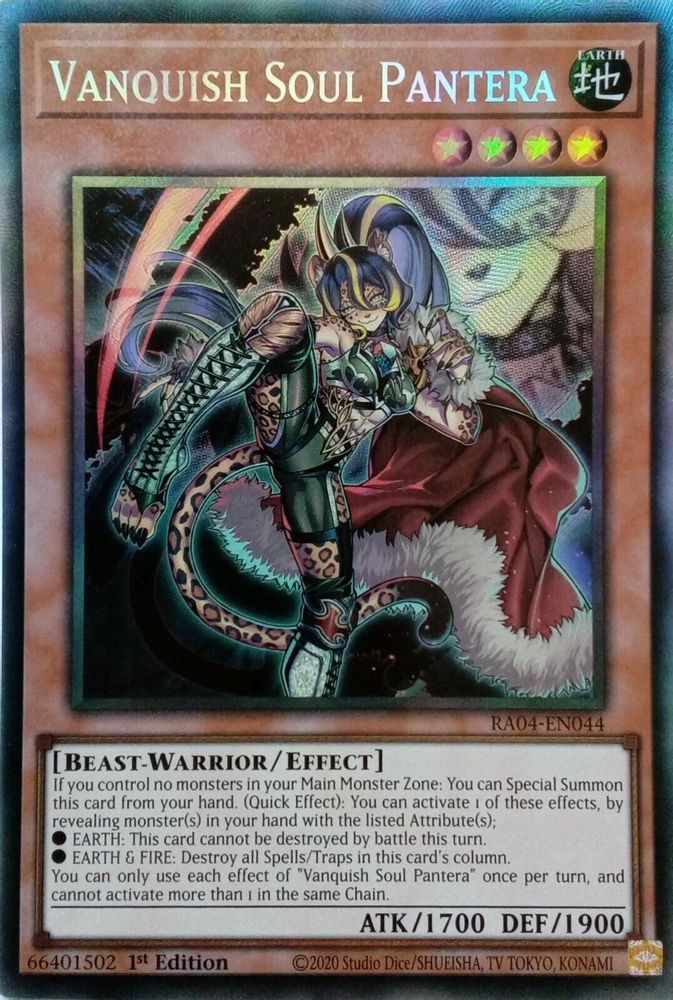 Vanquish Soul Pantera (PCR) (RA04-EN044) - Prismatic Collector's Rare