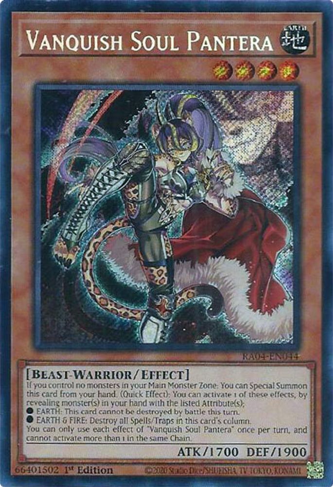 Vanquish Soul Pantera (Secret Rare) (RA04-EN044) - Secret Rare