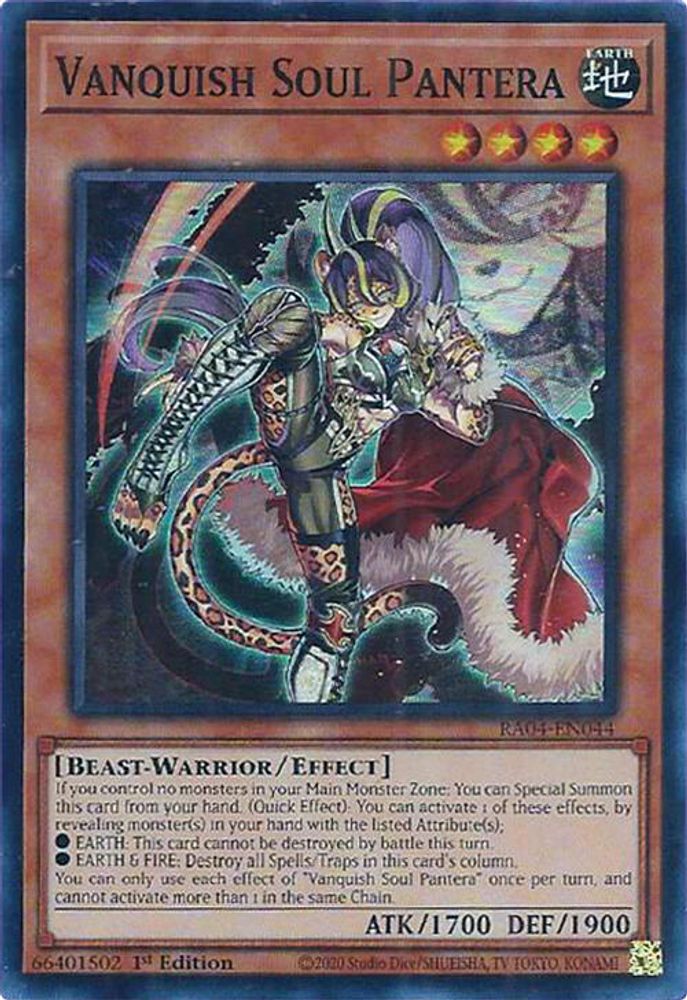 Vanquish Soul Pantera (RA04-EN044) - Super Rare