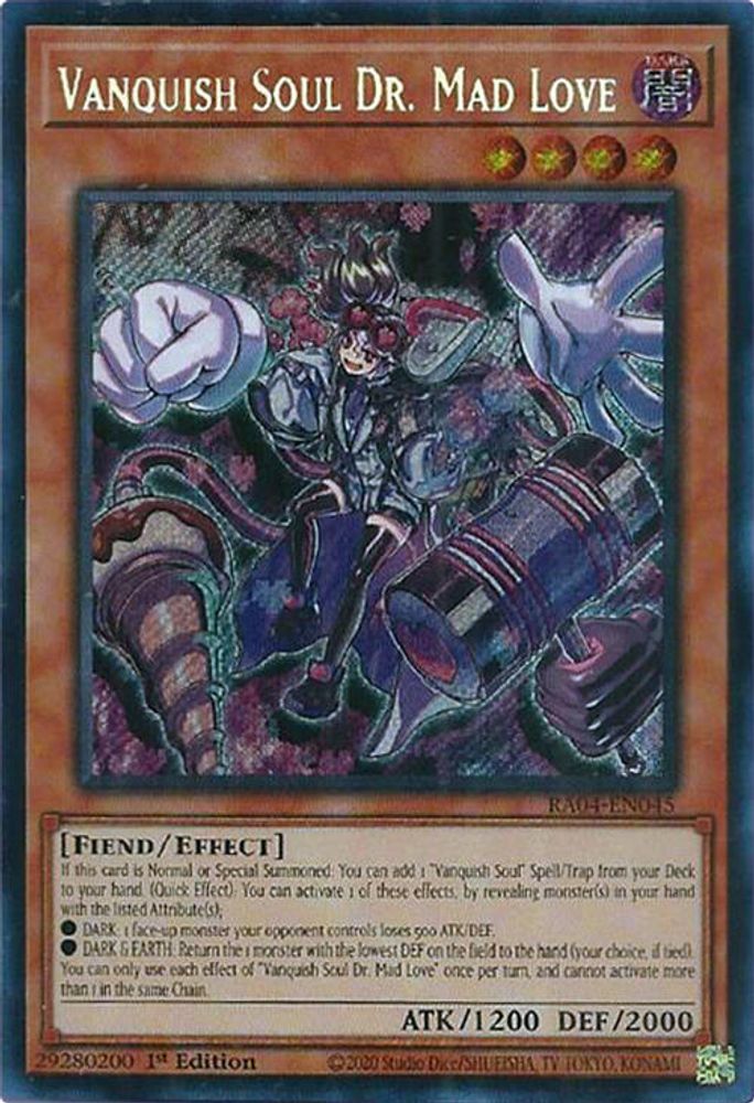 Vanquish Soul Dr. Mad Love (Secret Rare) (RA04-EN045) - Secret Rare