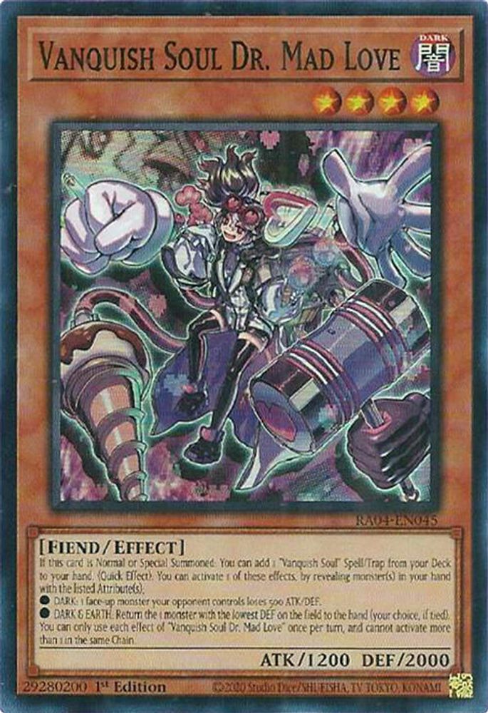 Vanquish Soul Dr. Mad Love (RA04-EN045) - Super Rare