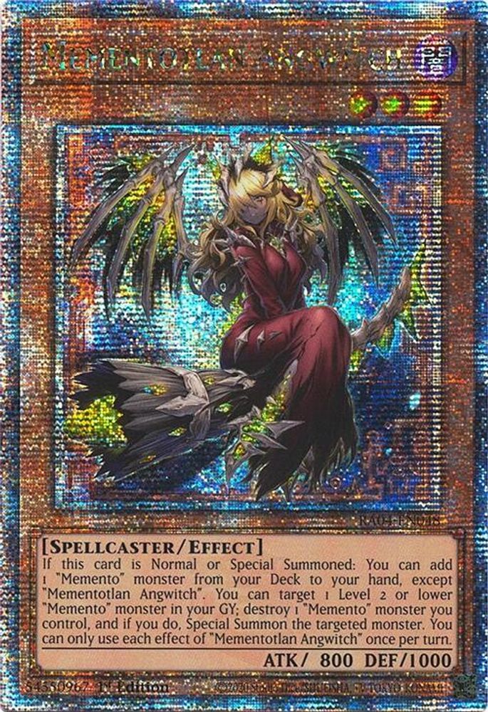 Mementotlan Angwitch (Quarter Century Secret Rare) (RA04-EN048) - Quarter Century Secret Rare