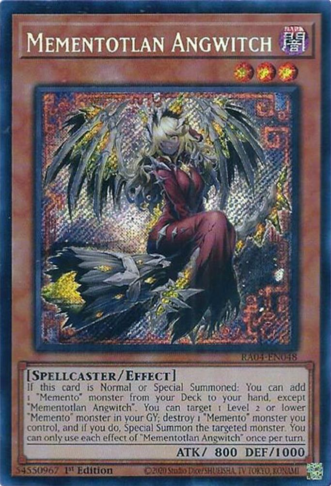 Mementotlan Angwitch (Secret Rare) (RA04-EN048) - Secret Rare
