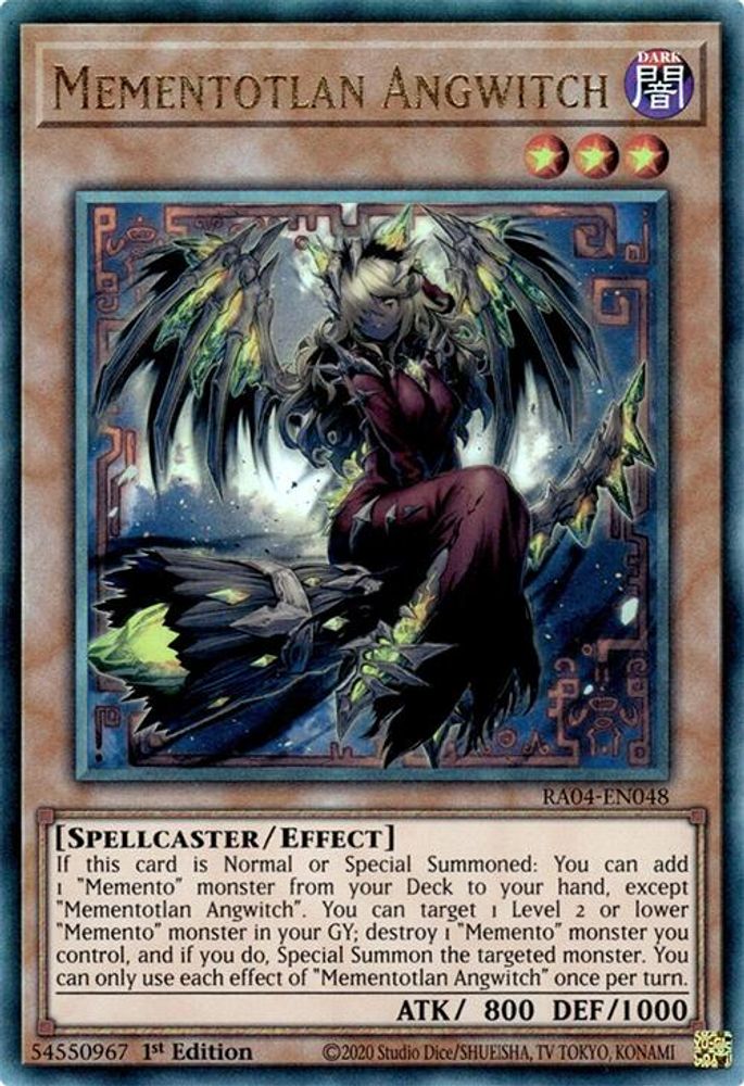 Mementotlan Angwitch (PUR) (RA04-EN048) - Prismatic Ultimate Rare