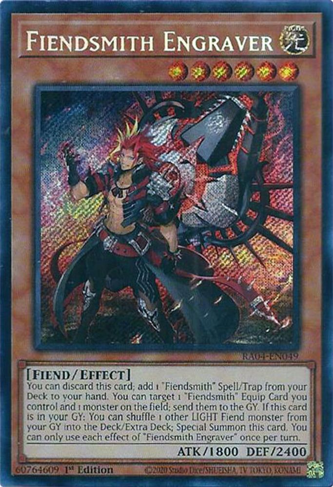 Fiendsmith Engraver (Secret Rare) (RA04-EN049) - Secret Rare