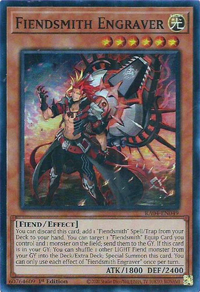 Fiendsmith Engraver (RA04-EN049) - Super Rare