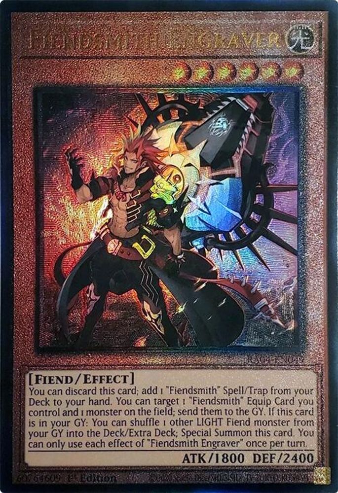 Fiendsmith Engraver (PUR) (RA04-EN049) - Prismatic Ultimate Rare