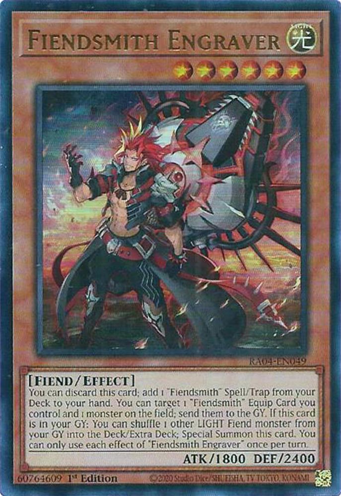Fiendsmith Engraver (UR) (RA04-EN049) - Ultra Rare