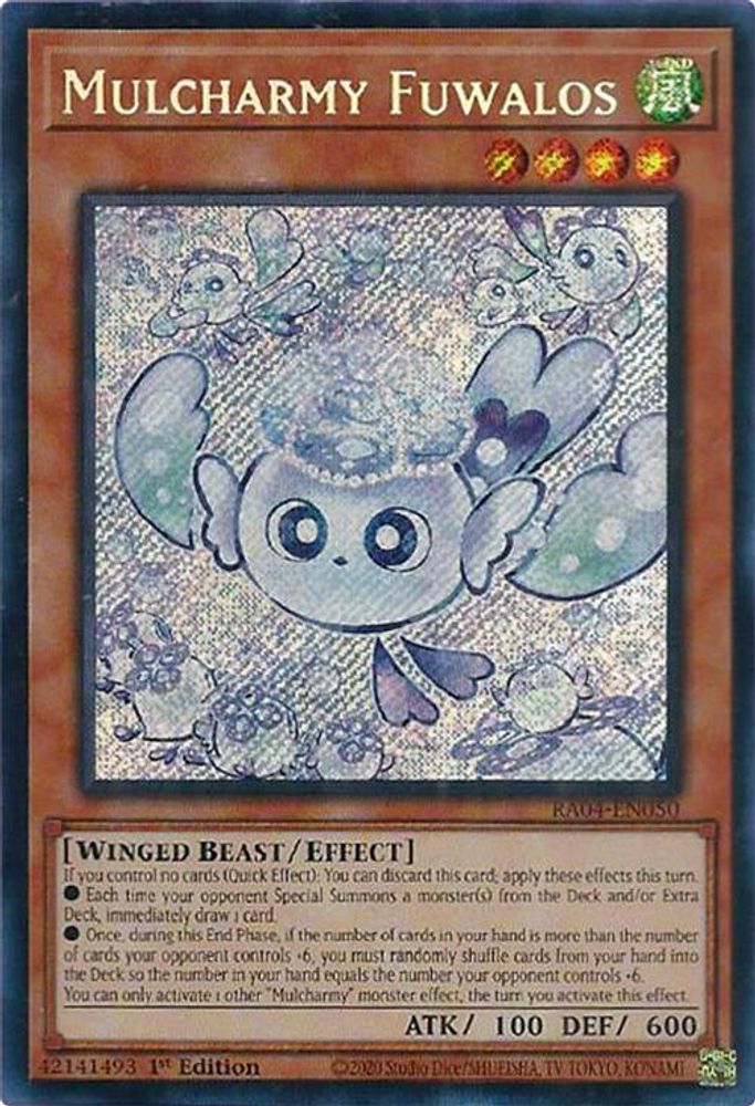 Mulcharmy Fuwalos (Secret Rare) (RA04-EN050) - Secret Rare