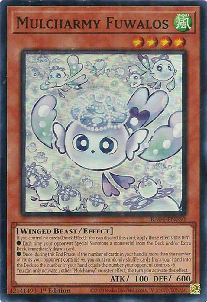 Mulcharmy Fuwalos (RA04-EN050) - Super Rare