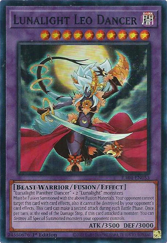 Lunalight Leo Dancer (RA04-EN053) - Super Rare