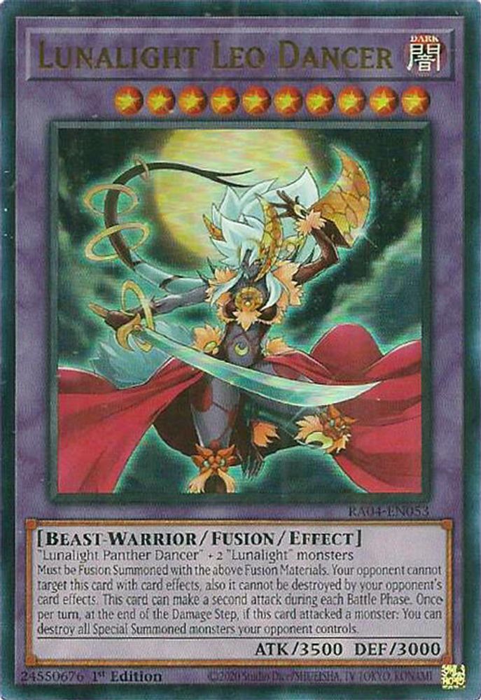 Lunalight Leo Dancer (UR) (RA04-EN053) - Ultra Rare