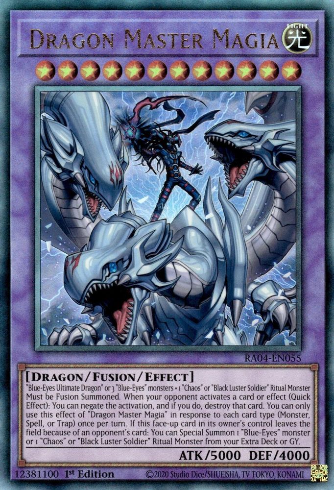 Dragon Master Magia (PUR) (RA04-EN055) - Prismatic Ultimate Rare
