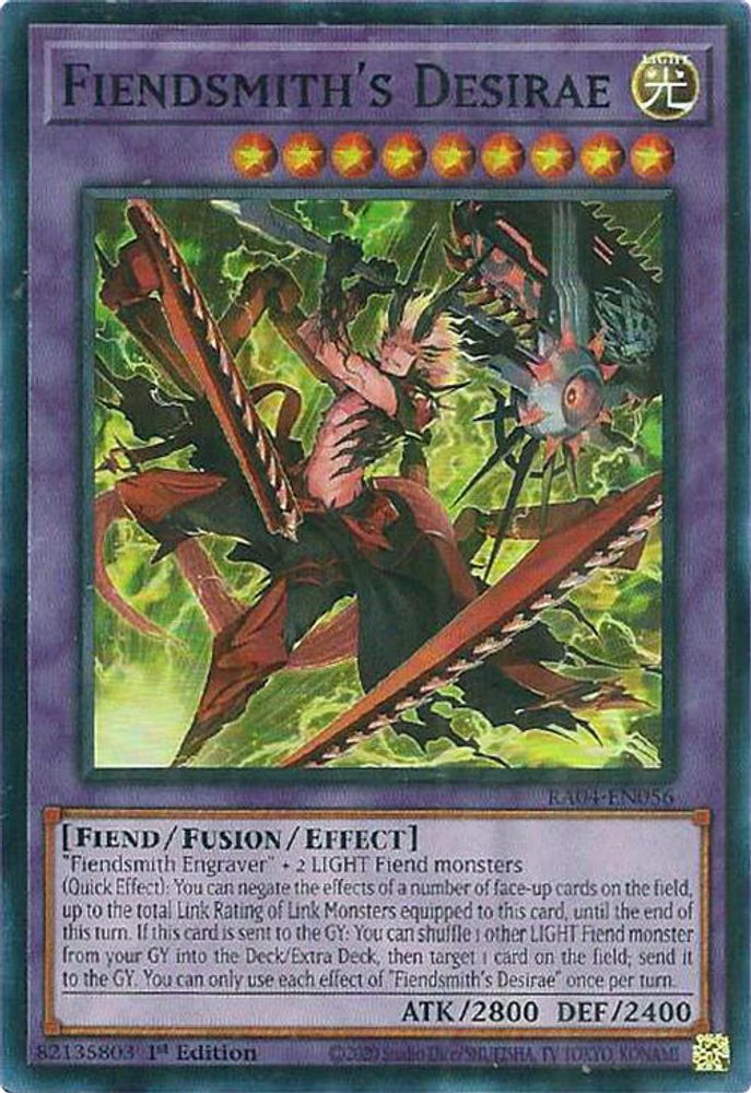 Fiendsmith's Desirae (RA04-EN056) - Super Rare