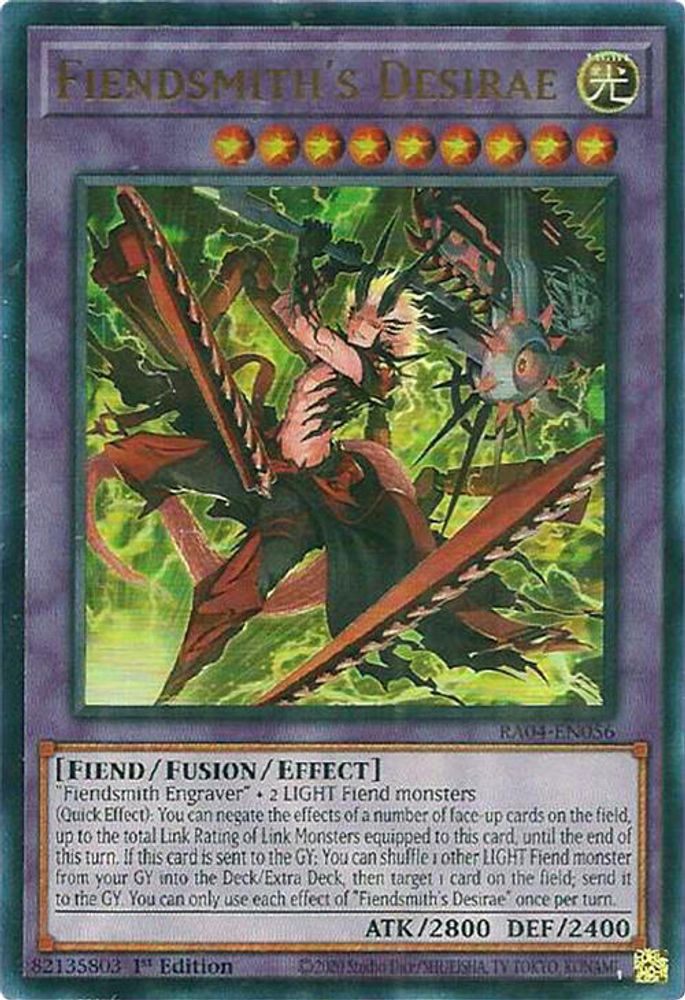Fiendsmith's Desirae (UR) (RA04-EN056) - Ultra Rare