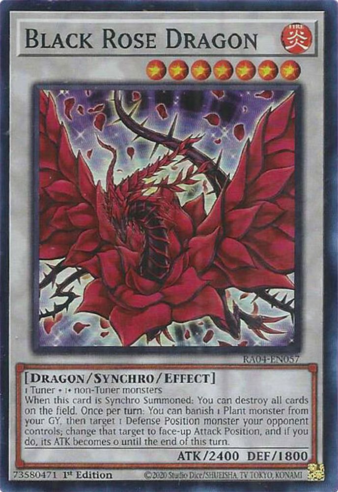 Black Rose Dragon (RA04-EN057) - Super Rare