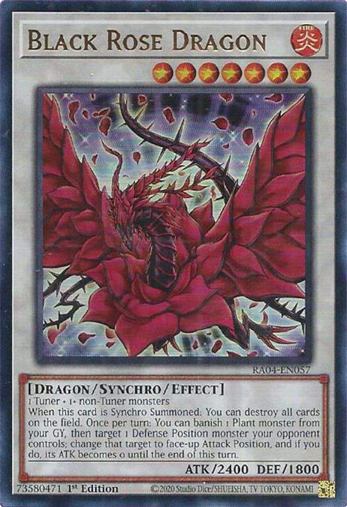 Black Rose Dragon (UR) (RA04-EN057) - Ultra Rare