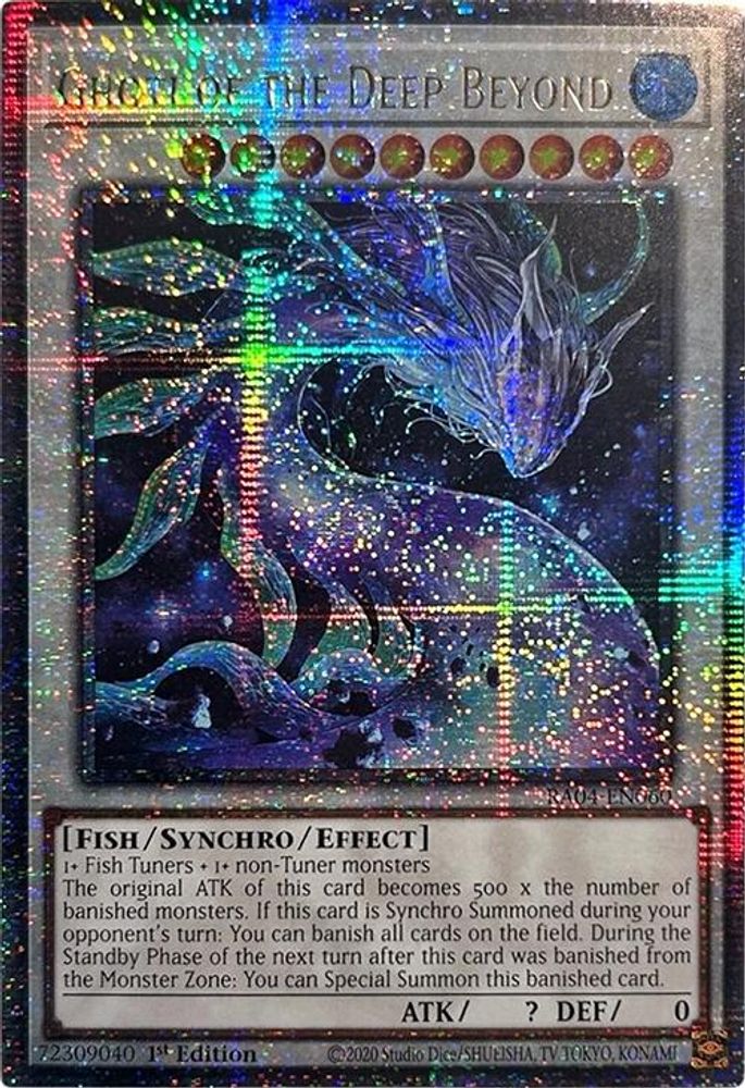 Ghoti of the Deep Beyond (Quarter Century Secret Rare) (RA04-EN060) - Quarter Century Secret Rare