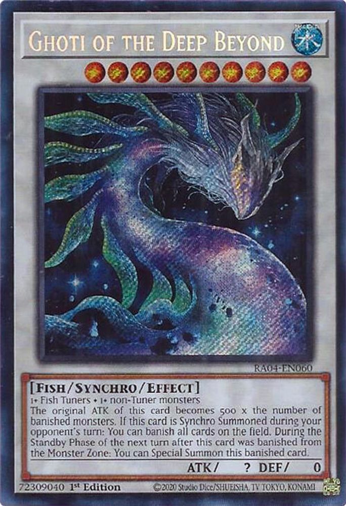 Ghoti of the Deep Beyond (Secret Rare) (RA04-EN060) - Secret Rare