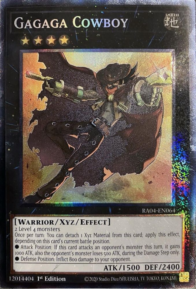 Gagaga Cowboy (PCR) (RA04-EN064) - Prismatic Collector's Rare