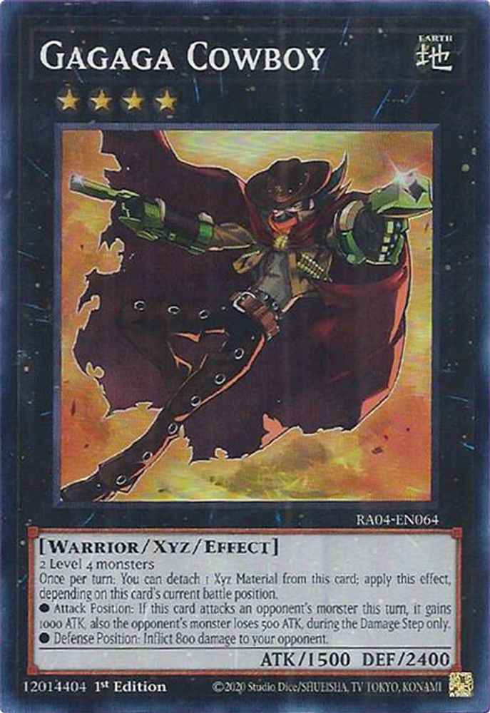 Gagaga Cowboy (RA04-EN064) - Super Rare