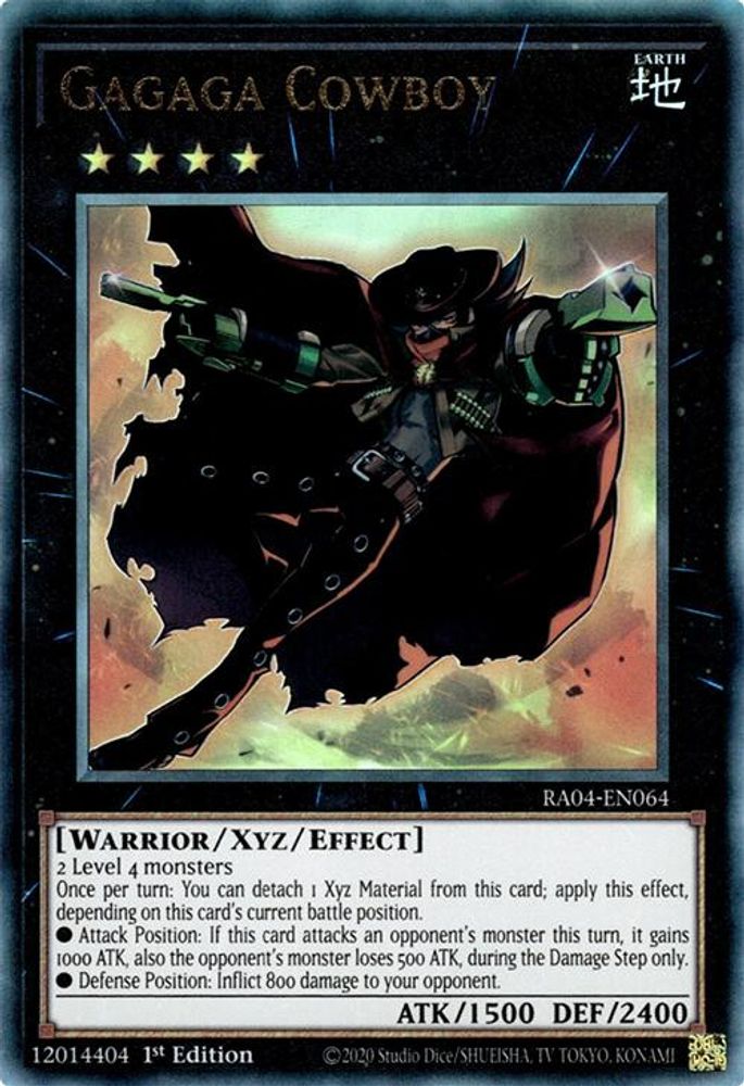Gagaga Cowboy (PUR) (RA04-EN064) - Prismatic Ultimate Rare