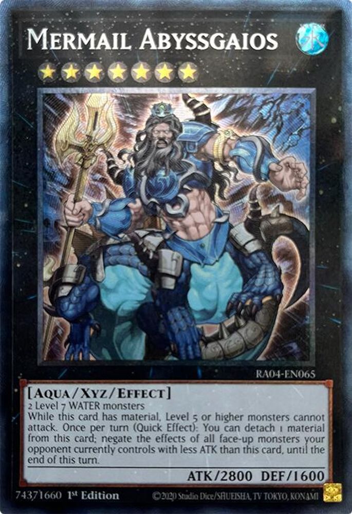 Mermail Abyssgaios (PCR) (RA04-EN065) - Prismatic Collector's Rare