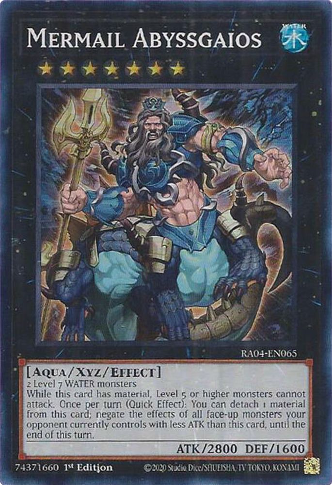 Mermail Abyssgaios (RA04-EN065) - Super Rare
