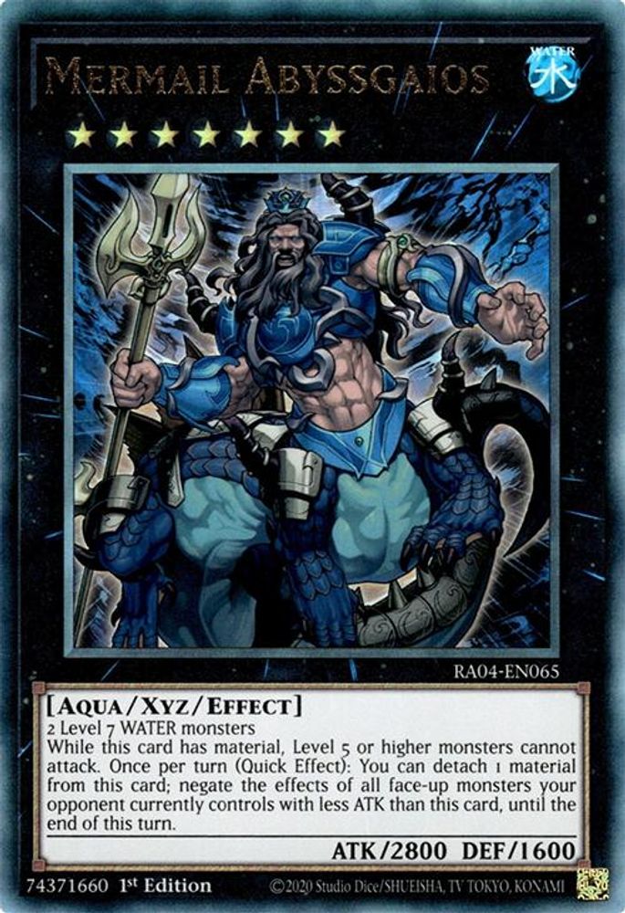 Mermail Abyssgaios (PUR) (RA04-EN065) - Prismatic Ultimate Rare