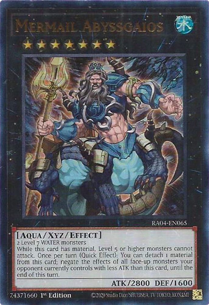 Mermail Abyssgaios (UR) (RA04-EN065) - Ultra Rare
