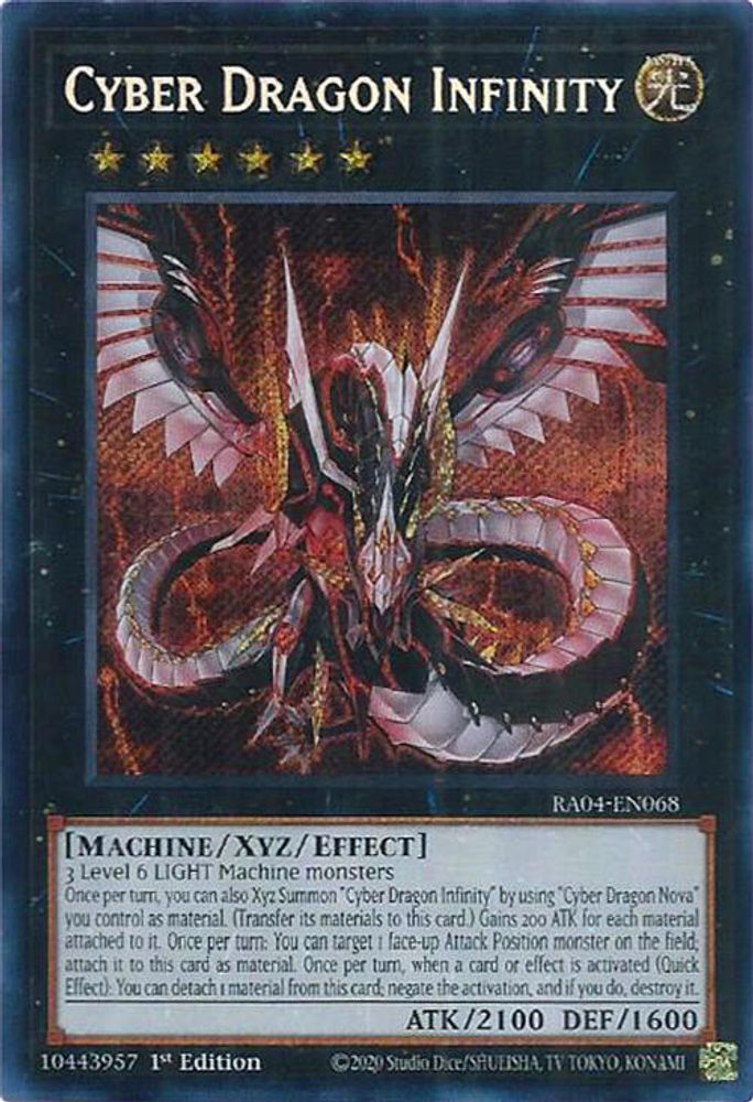Cyber Dragon Infinity (Secret Rare) (RA04-EN068) - Secret Rare