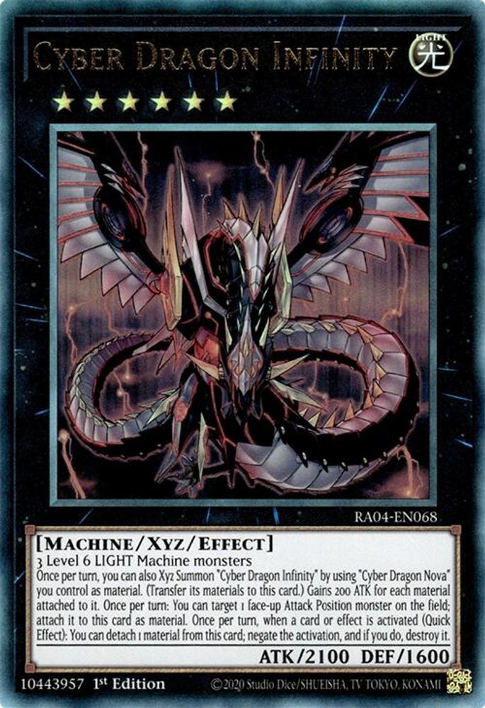 Cyber Dragon Infinity (PUR) (RA04-EN068) - Prismatic Ultimate Rare
