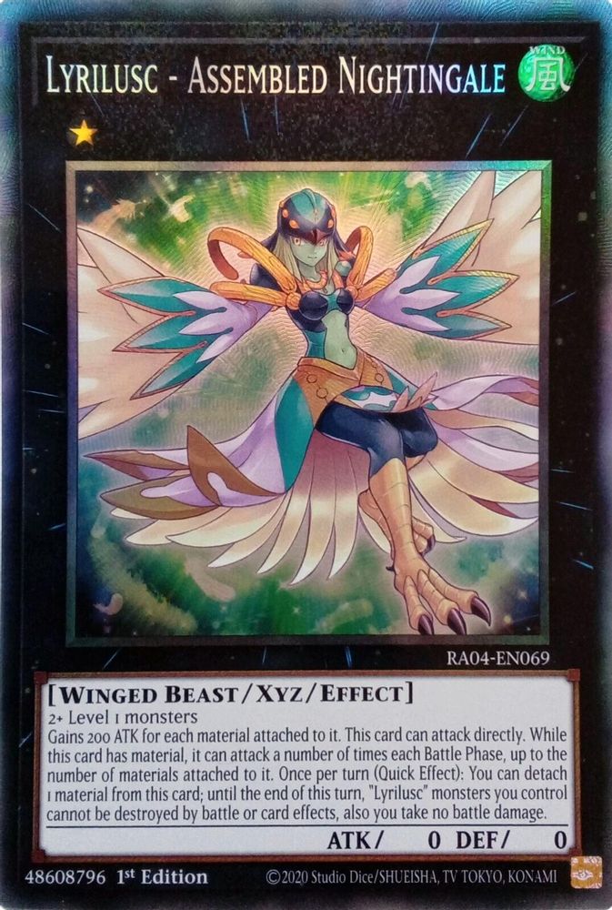 Lyrilusc - Assembled Nightingale (PCR) (RA04-EN069) - Prismatic Collector's Rare