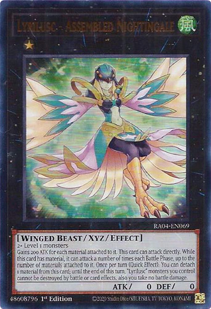 Lyrilusc - Assembled Nightingale (UR) (RA04-EN069) - Ultra Rare