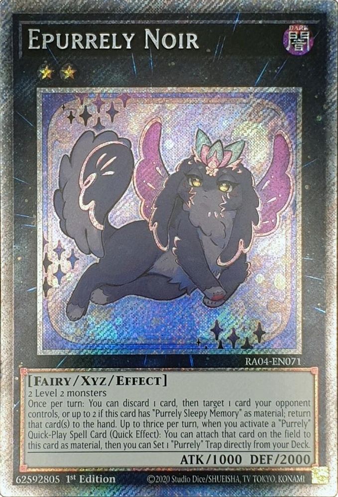 Epurrely Noir (Platinum Secret Rare) (RA04-EN071) - Platinum Secret Rare