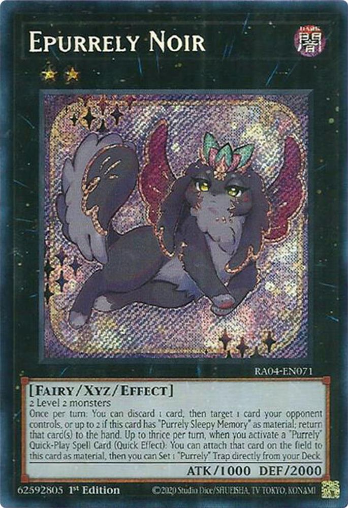 Epurrely Noir (Secret Rare) (RA04-EN071) - Secret Rare