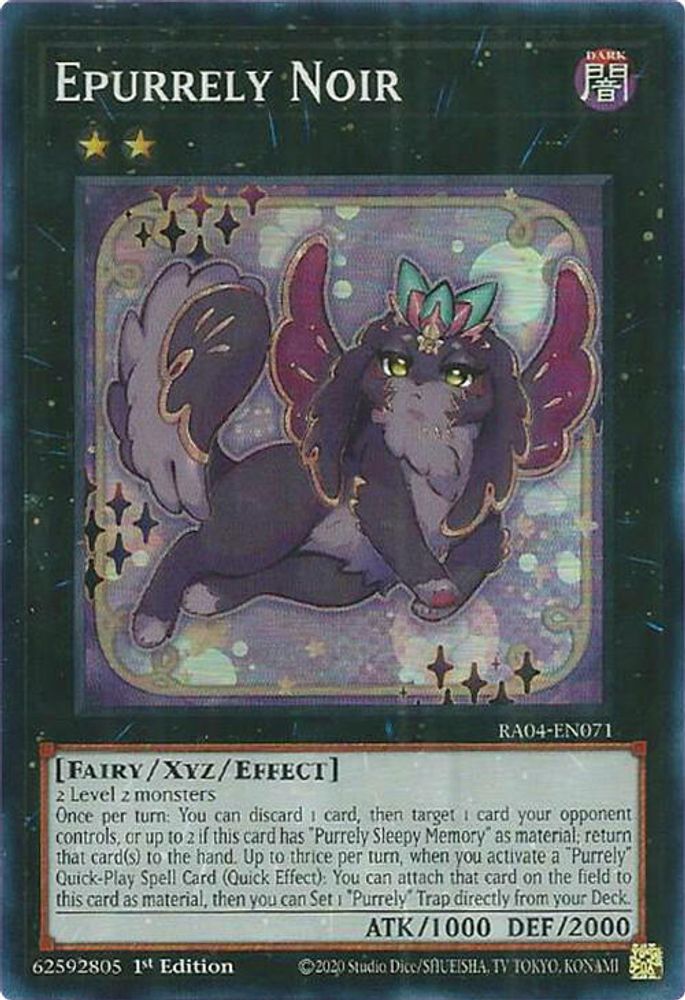 Epurrely Noir (RA04-EN071) - Super Rare