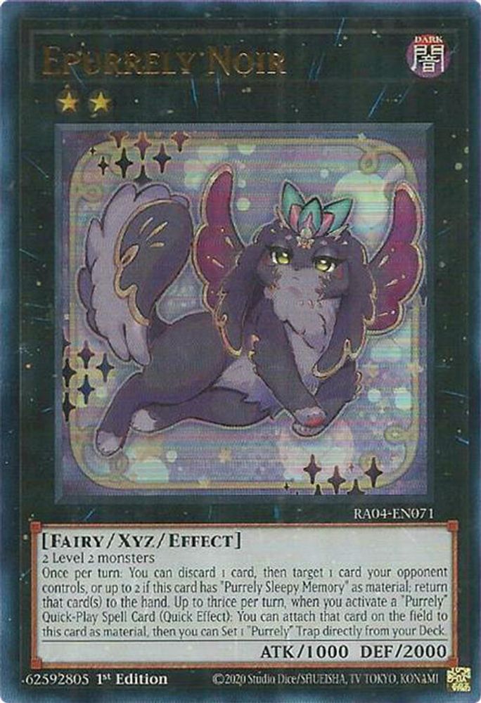 Epurrely Noir (UR) (RA04-EN071) - Ultra Rare