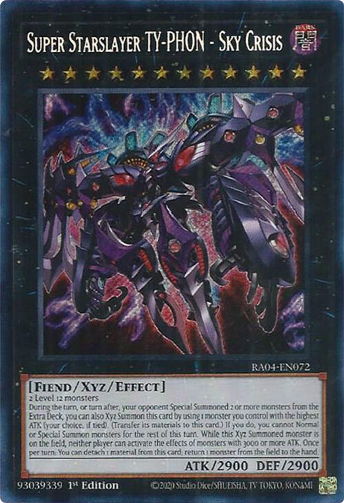 Super Starslayer TY-PHON - Sky Crisis (Secret Rare) (RA04-EN072) - Secret Rare