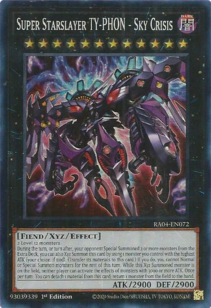 Super Starslayer TY-PHON - Sky Crisis (RA04-EN072) - Super Rare