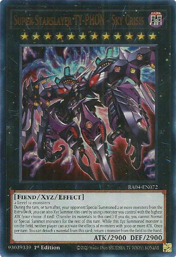 Super Starslayer TY-PHON - Sky Crisis (UR) (RA04-EN072) - Ultra Rare