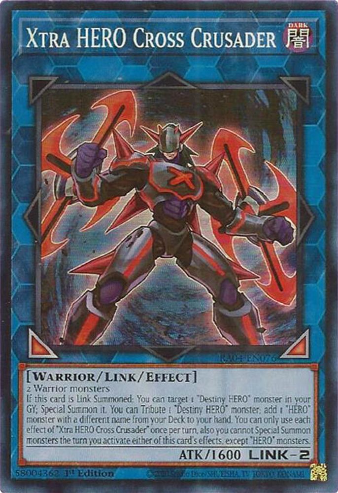 Xtra HERO Cross Crusader (RA04-EN076) - Super Rare